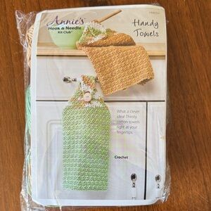 Handy Towels - Green and Tan